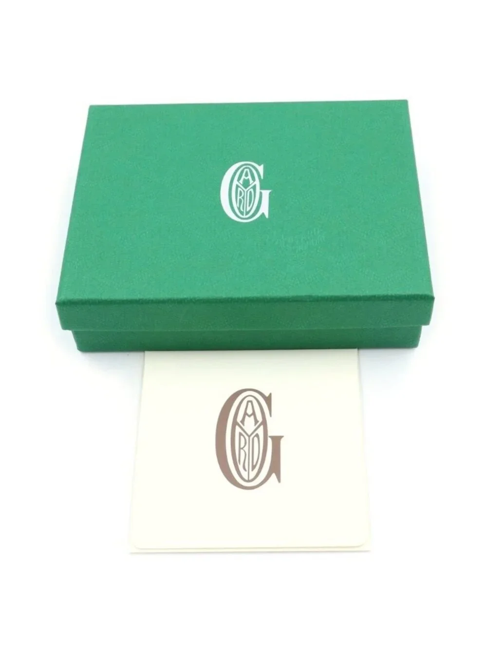 Goyard Bourbon Card Fragment Case Business Slot Gray Silver